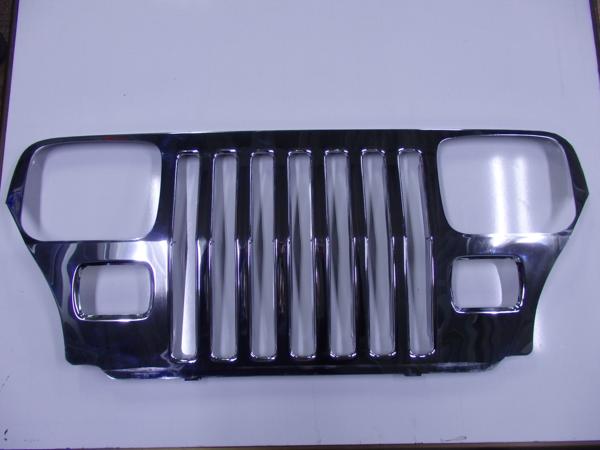 ☆クライスラー　ジープ　YJラングラー　クロームグリルカバー