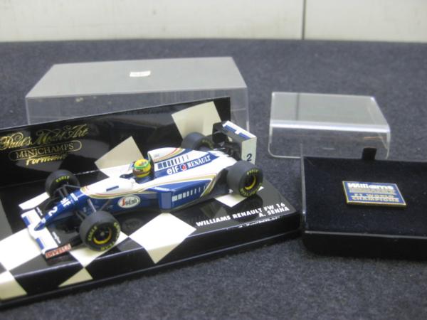 Ｔ048　ミニチャンプス 1/43 ウィリアムズ ルノー FW16 A.セナ
