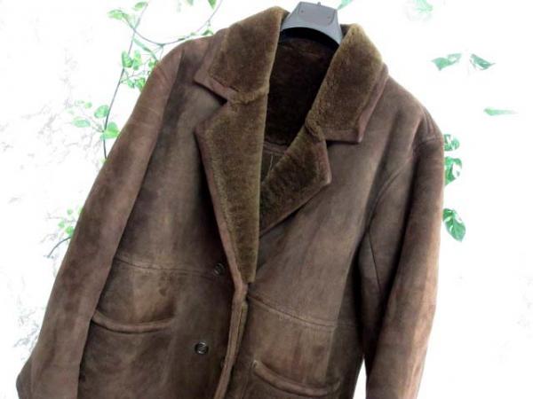 MELROSE／メルローズ ムートンジャケット ブラウン 茶 メンズ