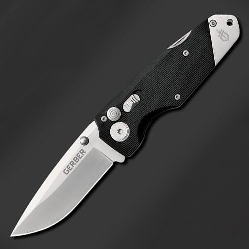 ガーバー 折りたたみナイフ オブシディアン 直刃