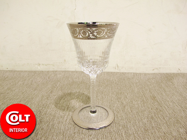 fh63■Saint-Louis/サンルイ/ワイングラス/シスルパターン