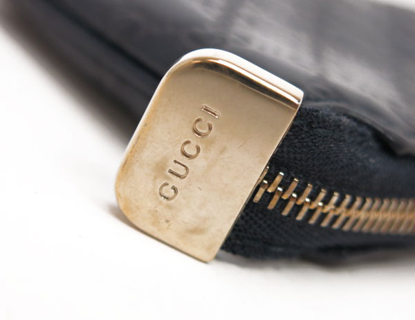 GUCCI グッチシマ GG柄 キーリング付 コインケース 小銭入れ 紺