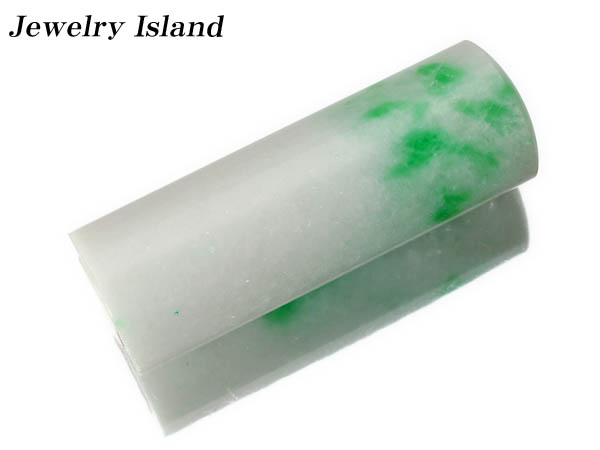 1円～★宝石の島★希少　天然翡翠　印材　s940