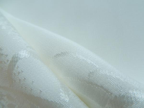 【錦ヱ門】美品 長襦袢 高級正絹 白色系 柔らかい手触り 上品