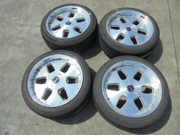 エルグランド 14年 APE50 社外 ホイール付タイヤ 225 45 R18 4本