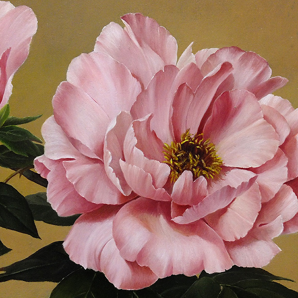 GLC】小牧真緒「牡丹」6号師:森本草介 女流注目リアリズム(静物画