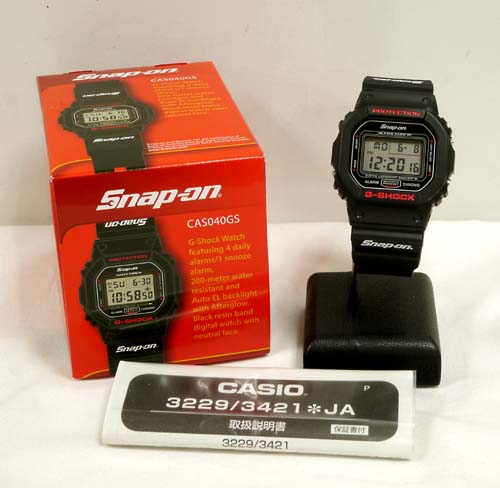 CASIO G-SHOCK スナップオン コラボモデル 腕時計 CAS040GS 中古 