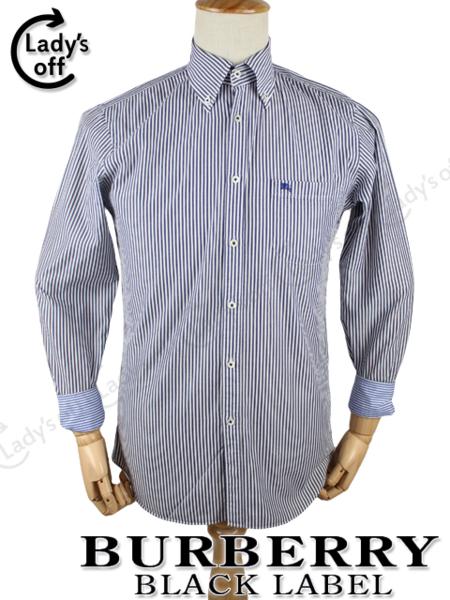バーバリーブラックレーベルストラップ ボタンダウンシャツ [39]