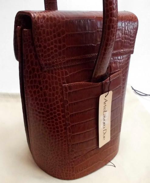 未使用品○ArteLavoro Due レザーハンドバッグ○/K(皮革製)｜売買され 