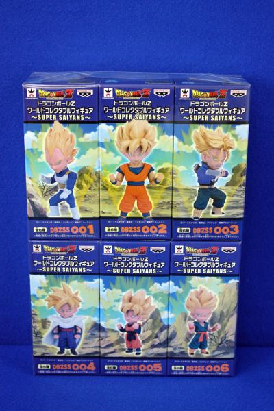未使用品ドラゴンボールZ W.C.F.-SUPER SAIYANS-6体セット