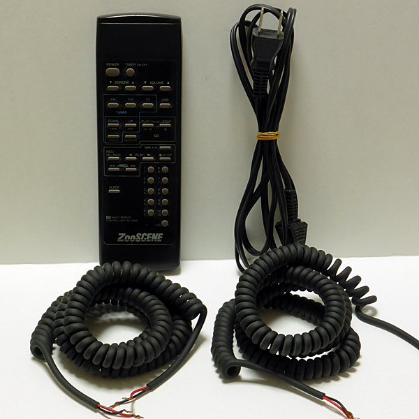 動作保証 SANYO CDラジカセ PH-Z300 ZooSCENE リモコン付(ラジカセ
