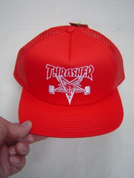スラッシャー★SC12512 Skategoat メッシュ　キャップ 赤 F