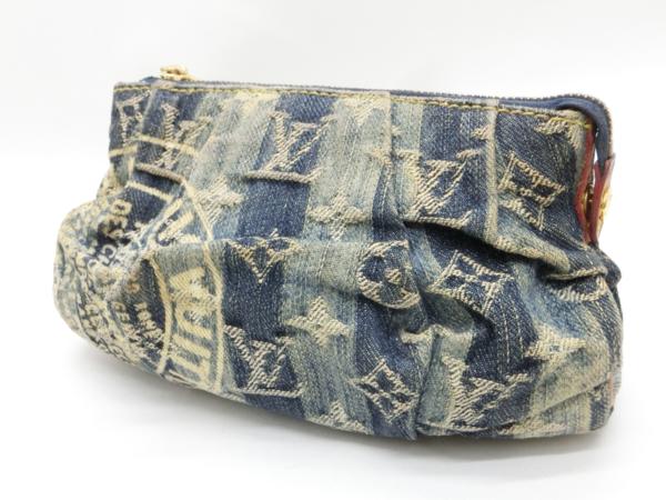 ◆NB3808 ヴィトン モノグラム デニム レイユール 化粧 ポーチ！