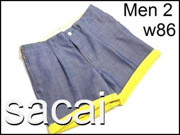 T6692P sacai サカイ ボンディングシャンブレーショーツ 2 rb(男性用)｜売買されたオークション情報、yahooの商品情報をアーカイブ公開 - オークファン 男性用