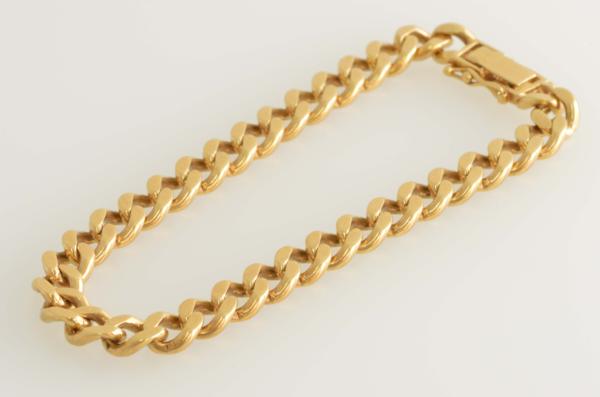 【みいち質店】 2面喜平 ブレスレット K18 25g １８金 造幣局印