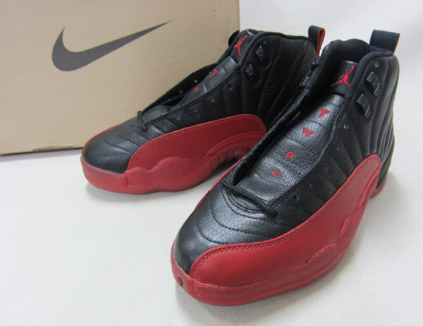 新品 '97 NIKE AIR JORDAN 12 BRED 黒/赤 US9 ジョーダン7AS50