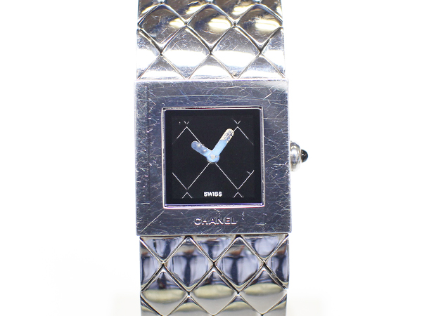 1円～☆シャネル/マトラッセ/レディース/時計/クォーツ/H0009