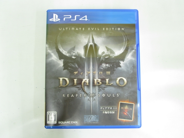 ★PS4ソフト ディアブロ３ REAPER OF SOULS 中古★