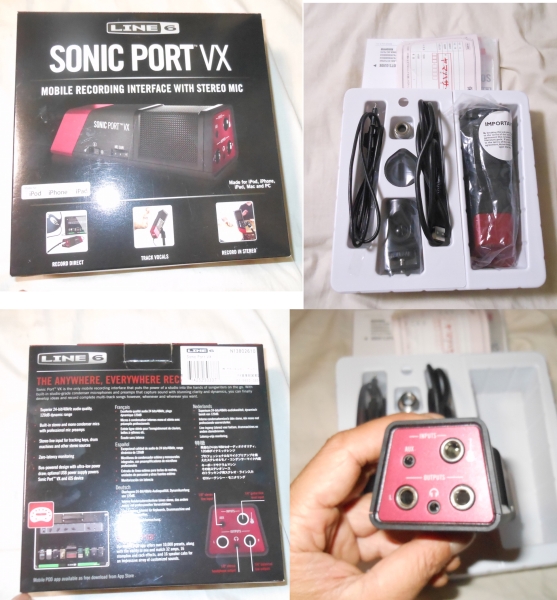LINE6　SONICPORT VX元箱取説付属品完備インターフェース