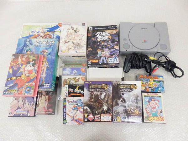 処分 プレステ本体，GAMEBOYソフト サクラ大戦，PS2 Fate等[梱0.3]