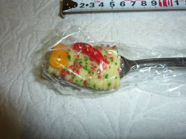 ★食品サンプルストラップ★リアルフォークフードペペロンチーノ_2