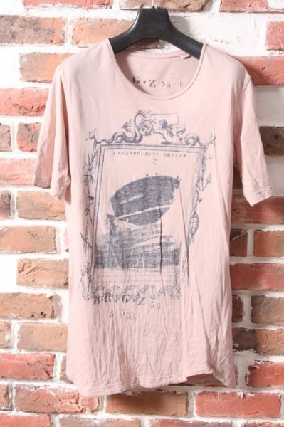 15SS サファリ掲載 ディーゼル プリント ピンク　Ｔシャツ　Ｓ