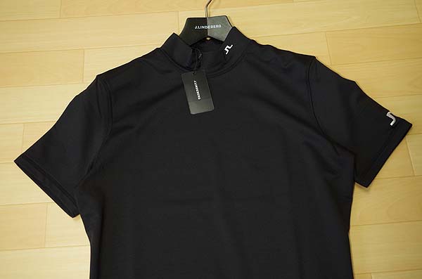 ■J.リンドバーグ J.LINDEBERG■半袖ハイネックシャツ■48■B