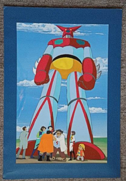 アニメーションセル画 青オレンジ Toei Animation ロボットアニメ セル画＊＊