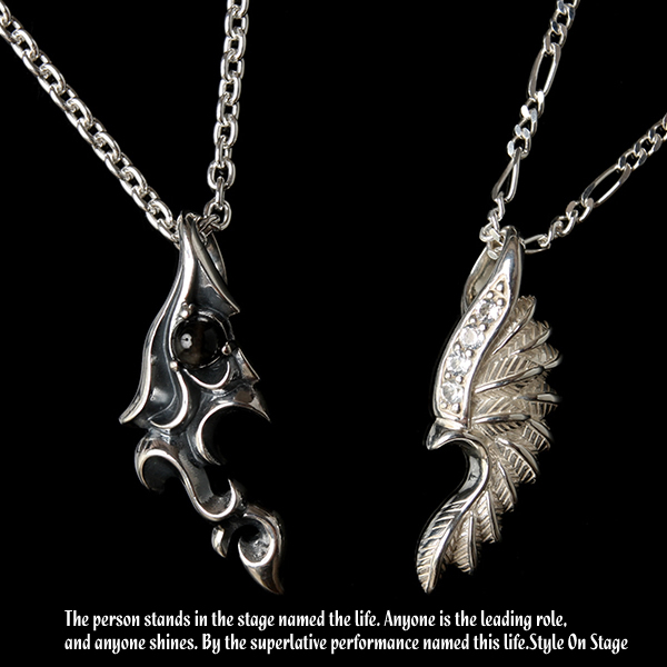 【STYLE ON STAGE】天使の心/悪魔の心/ペアネックレス/即決