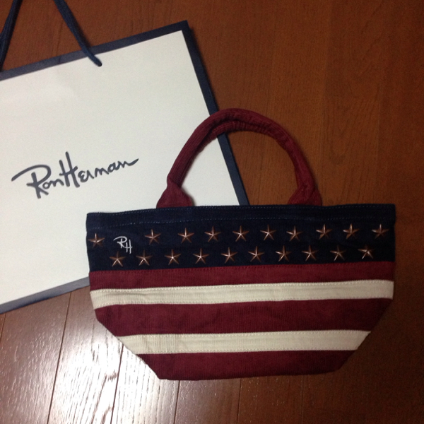 ロンハーマン 星条旗トートバック☆新品☆