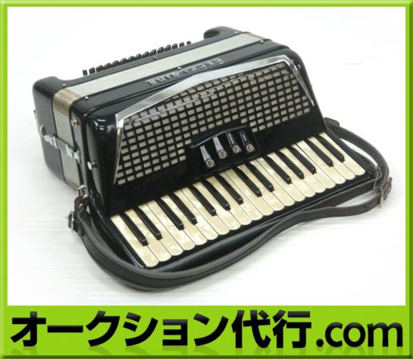 EXCELSIOR アコーディオン model 548 ブラック ケース付き 中古