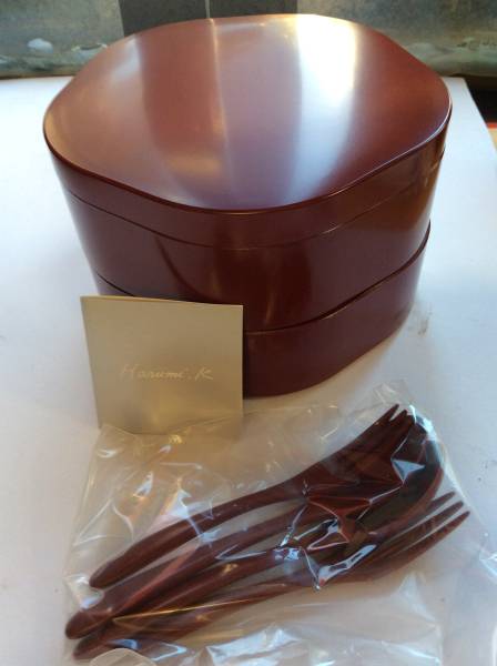 ★　栗原はるみ　はな　二段重　漆器　★