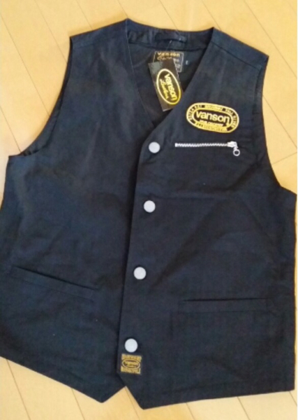 【新品タグ付き】vansonベスト Lサイズ