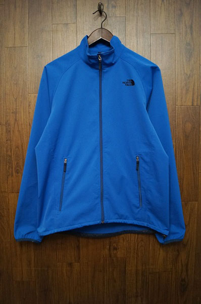 THE NORTH FACE/フラッシュドライソフトシェルジャケット/青/M