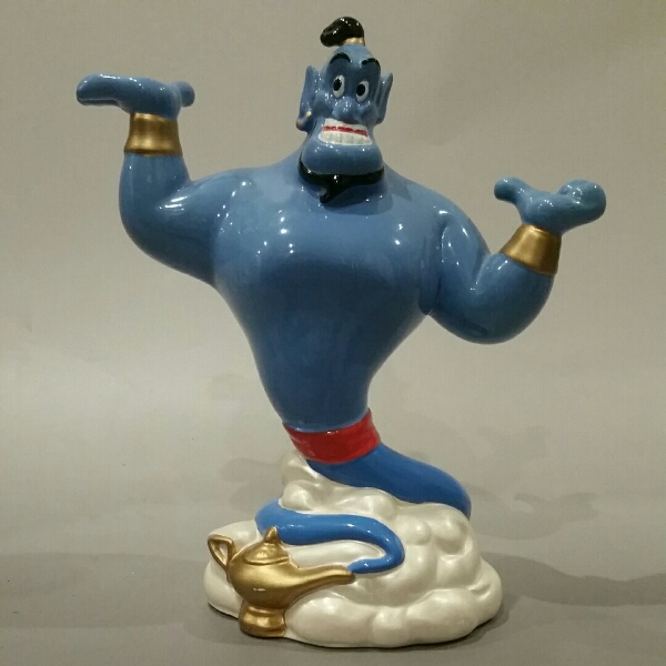 東京ディズニーランド ジーニー アラジン 置物 陶器 中古 1円