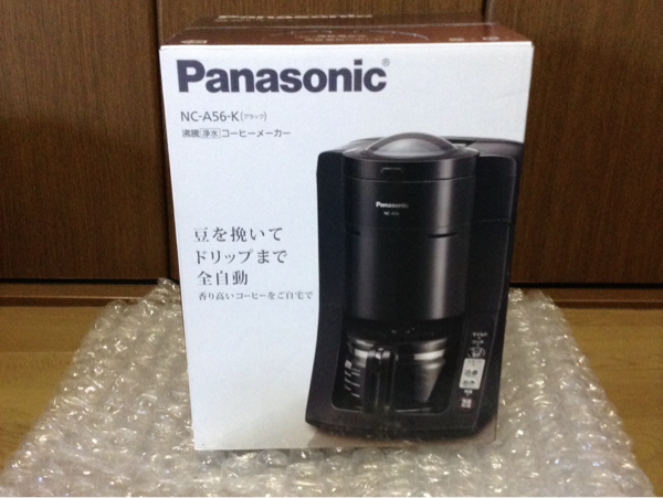 新品即決！Panasonic コーヒーメーカー NC-A56-K ブラック