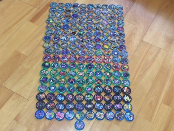 【中古】　妖怪ウォッチ　妖怪メダル ノーマル171枚 ダブリ無し