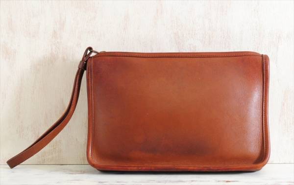 クラッチバッグ オールドコーチ USA製 セカンドバッグ COACH レザー 