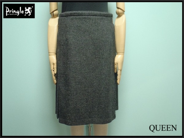 即決！Pringle ウール巻スカート■プリングル/スコットランド製