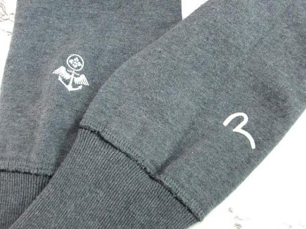 エヴィス CREW NECK SWEAT 裏起毛 トレーナー ロゴプリント
