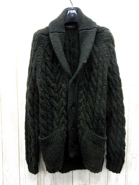 トゥモローランド トリコ ニットカーディガン 長袖 ケーブル 緑