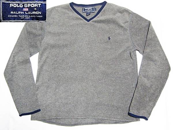 即決★ポロラルフローレン★フリースジャケットS★グレー