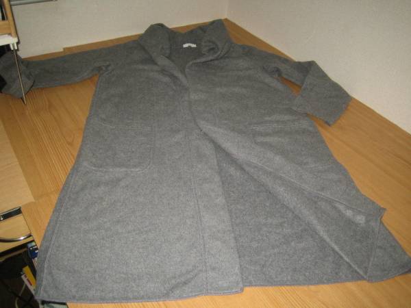 プランテーション美品軽いフリースロングアウター