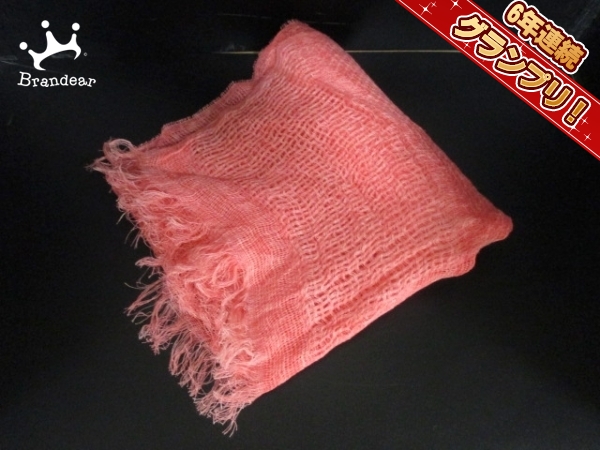 新品同様■theory(セオリー) ストール(ショール) ピンク リネン