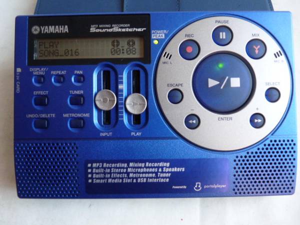 ヤマハ ミキシングレコーダーSoundSketcher■SH-01革ケース/良品