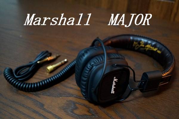 ☆新品☆Marshall マーシャル 高音質ヘッドフォン ブラック⑭ marshall