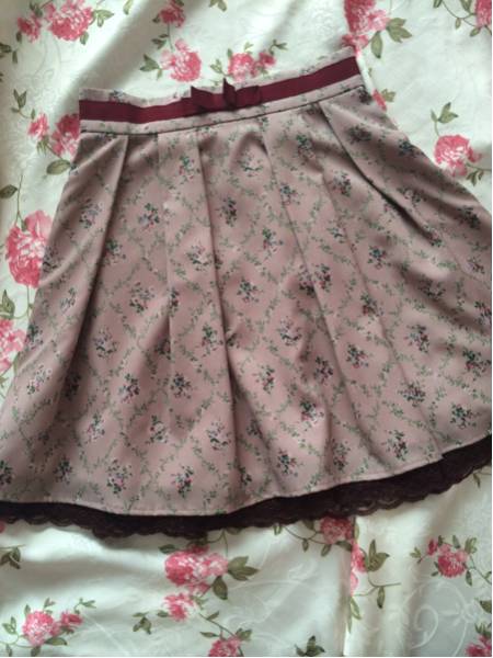 ロディスポット フラワー スカート リボン