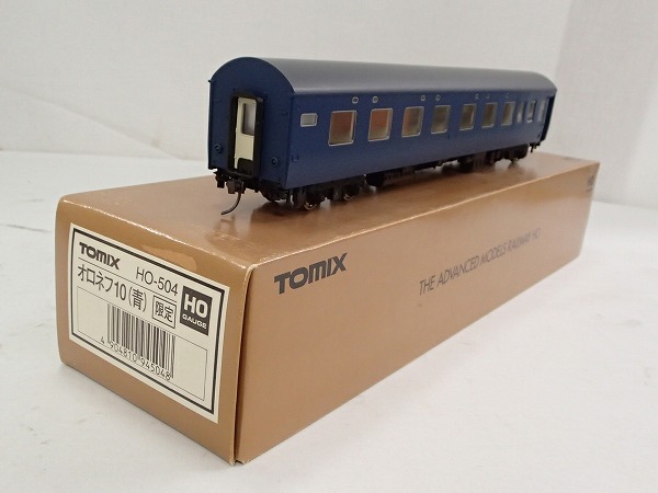 美品 TOMIX オロネフ10 青 限定 HOゲージ 国鉄10系寝台客車 鉄道模型