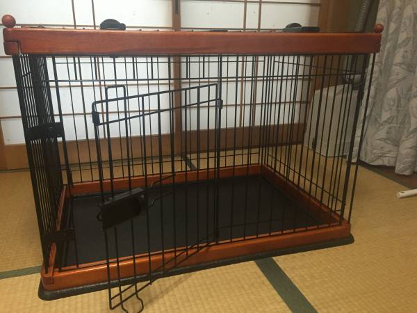 犬用品 Heart net WOOD PET CAGE 犬用ケージ