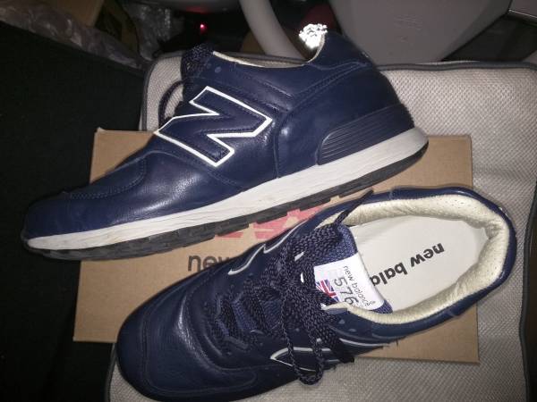 ニューバランス576レザー ネイビー made in england　996